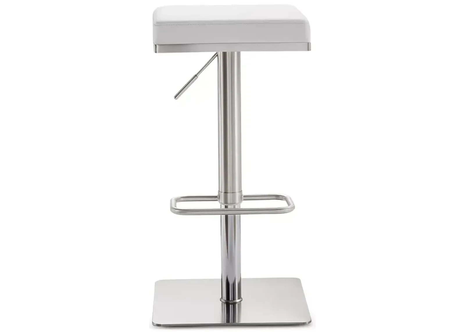 TOV Furniture Bari Stainless Steel Adjustable Barstool