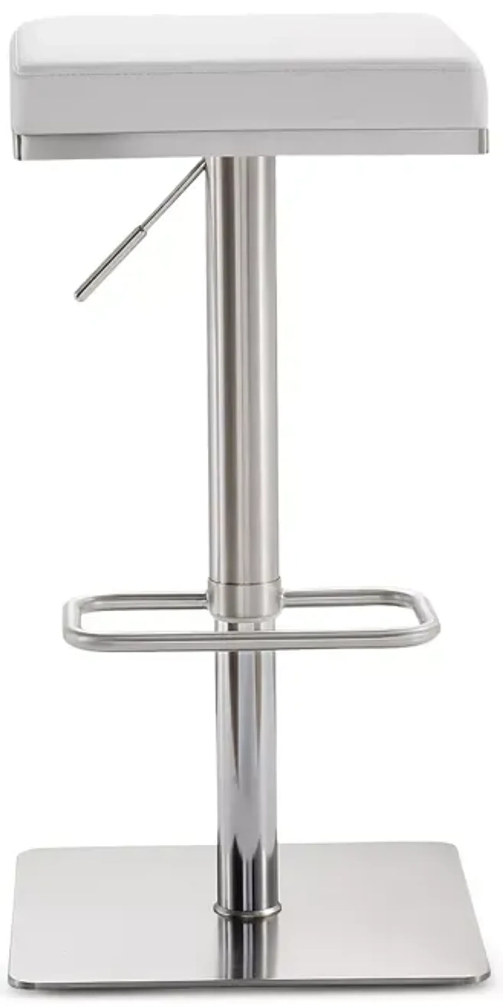 TOV Furniture Bari Stainless Steel Adjustable Barstool