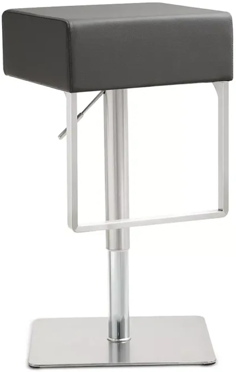 TOV Furniture Seville Stainless Adjustable Barstool