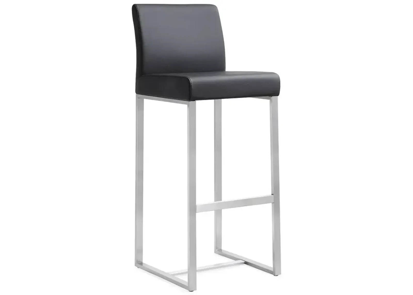 TOV Furniture Denmark Stainless Steel Barstool, Set of 2