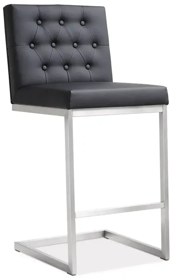 TOV Furniture Helsinki Steel Counter Stool, Set of 2