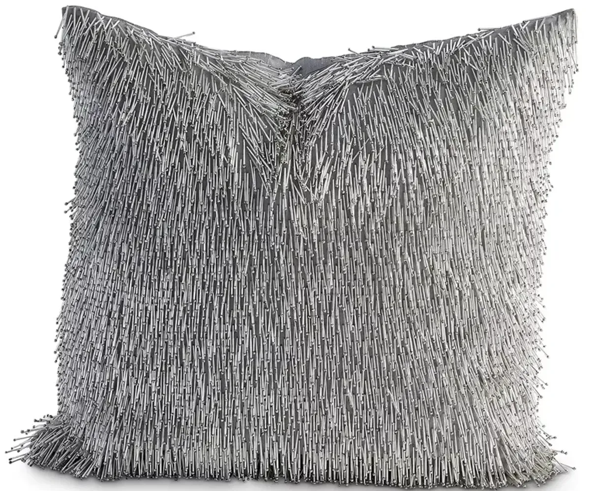 Global Views Shimmy Fringe Pillow, 20" x 20"