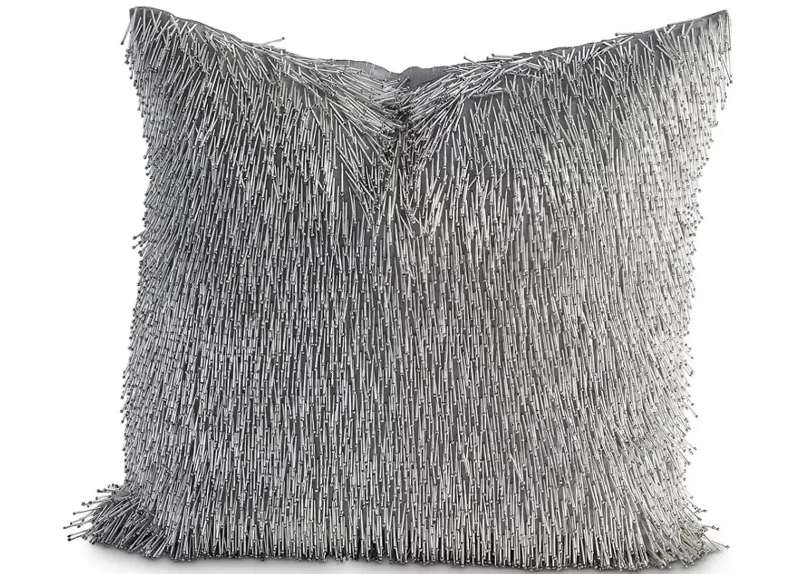 Global Views Shimmy Fringe Pillow, 20" x 20"