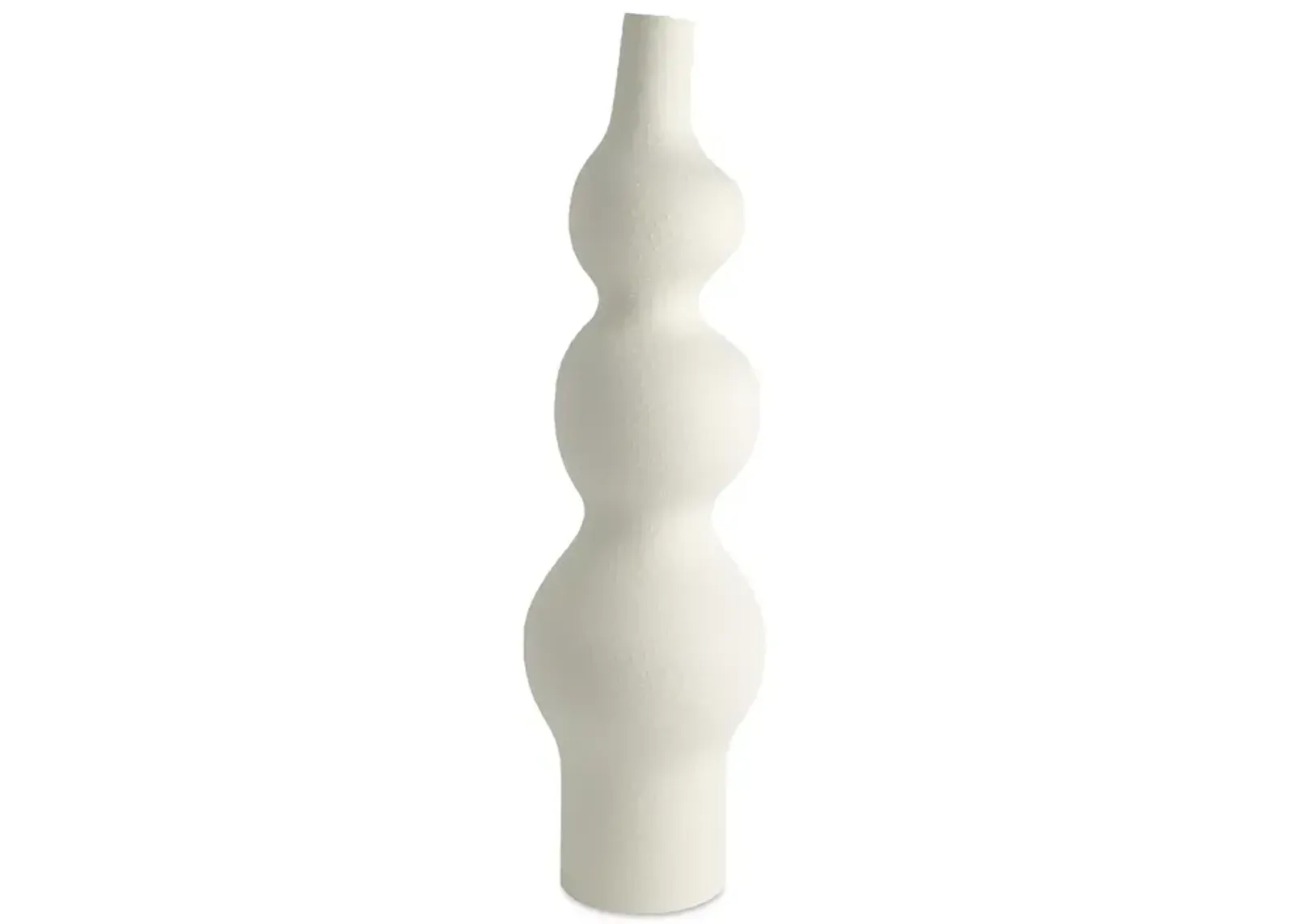 Global Views Pasteur Vase in Matte White