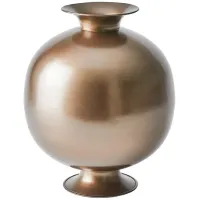 Global Views Bronzino Orb Vase in Bronze, Large