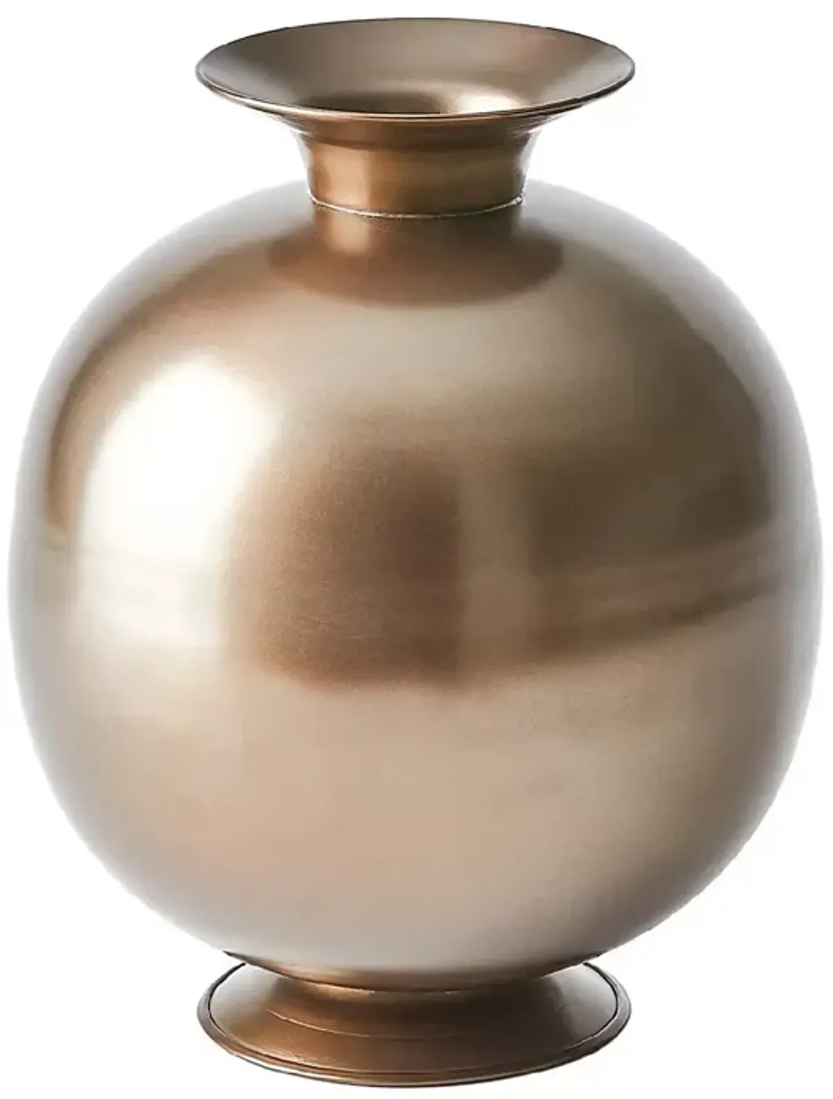 Global Views Bronzino Orb Vase in Bronze, Small