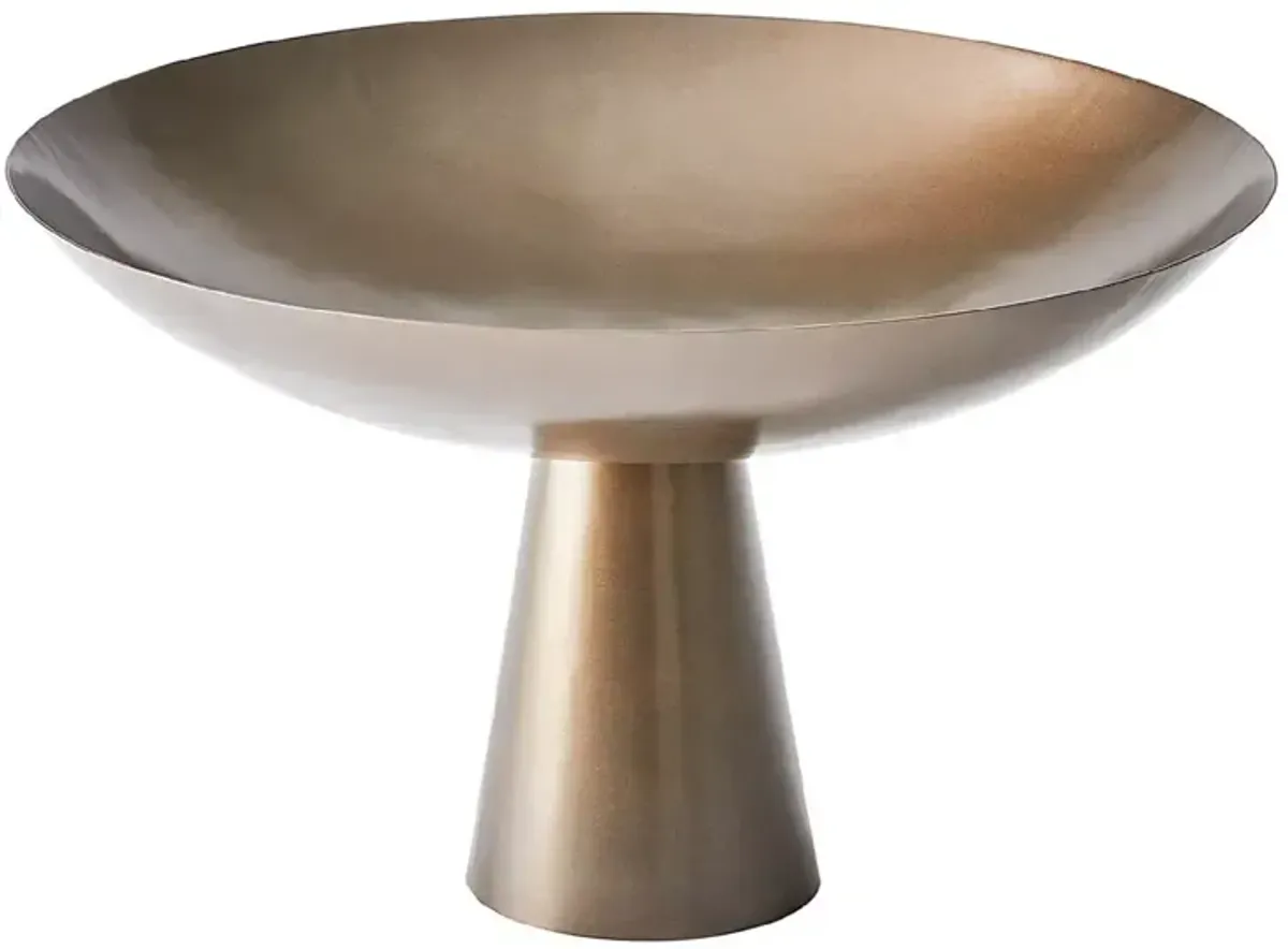 Global Views Fontana Compote Bronze, Large