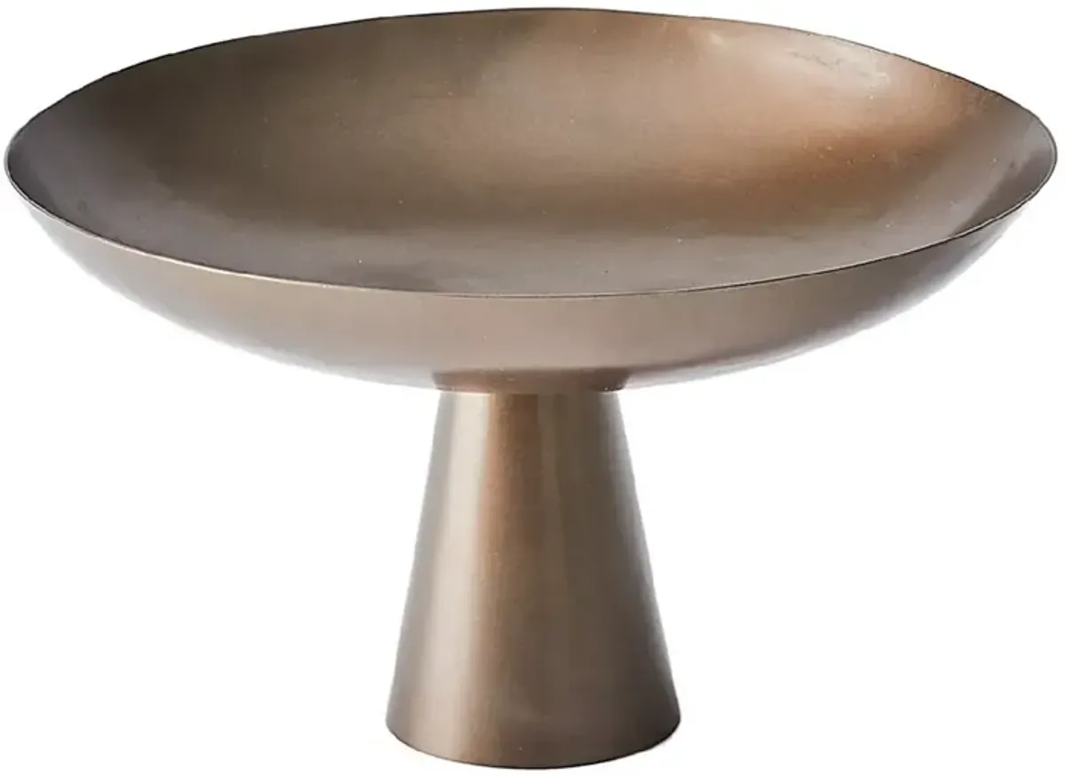 Global Views Fontana Compote Bronze, Small