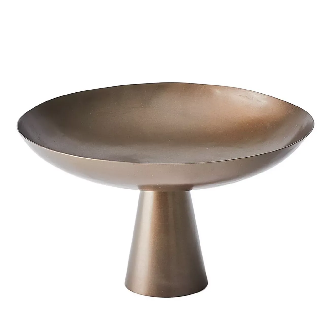 Global Views Fontana Compote Bronze, Small