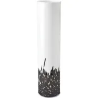 Global Views Confetti Vase in Black/White, Large