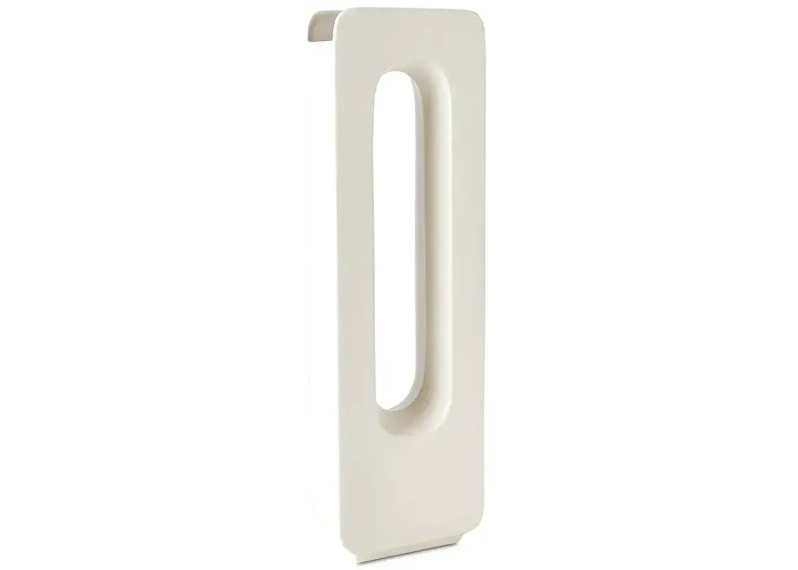 Global Views Medium Rectangle Vase, White