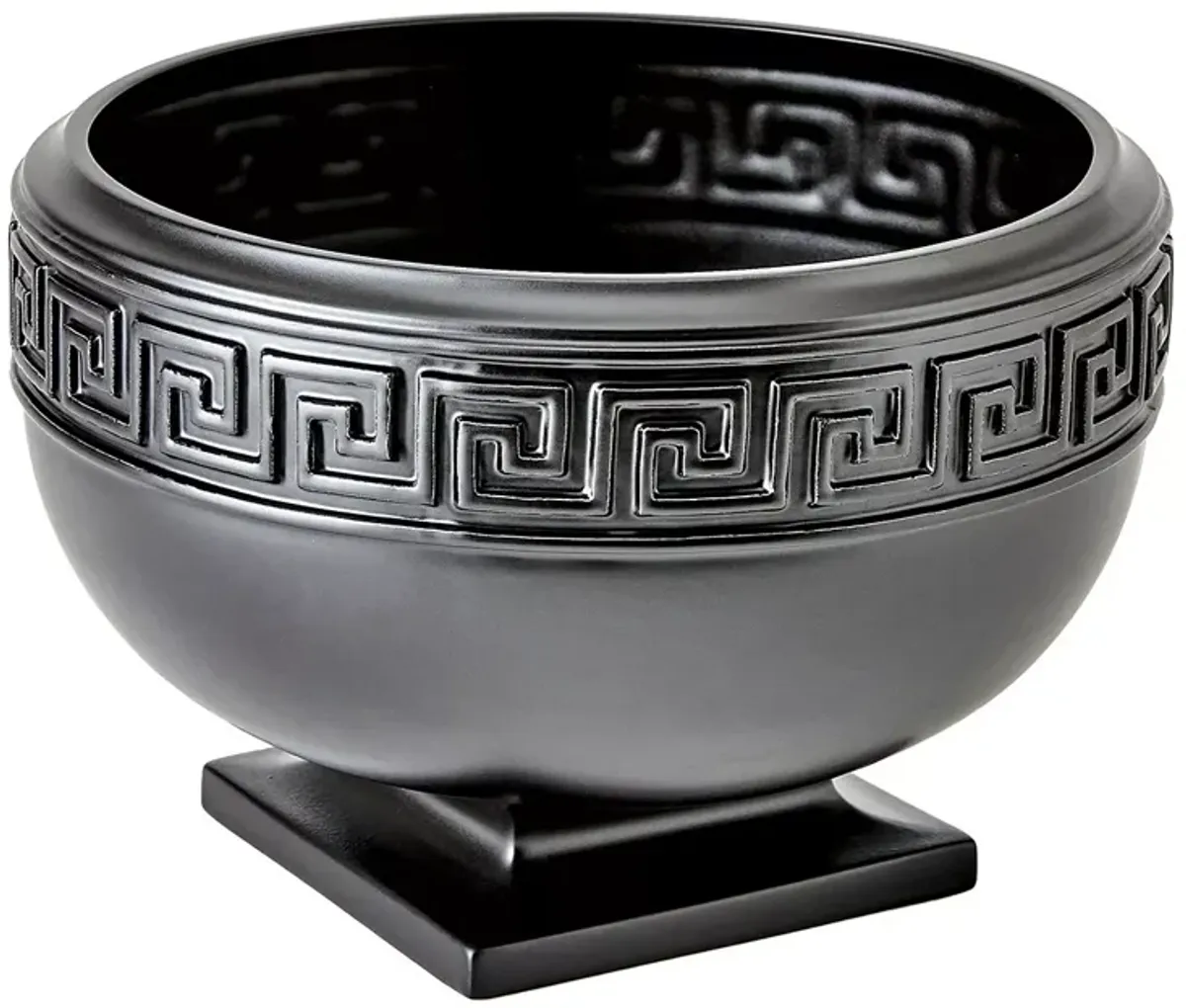 Global Views Greek Key Bowl, Black