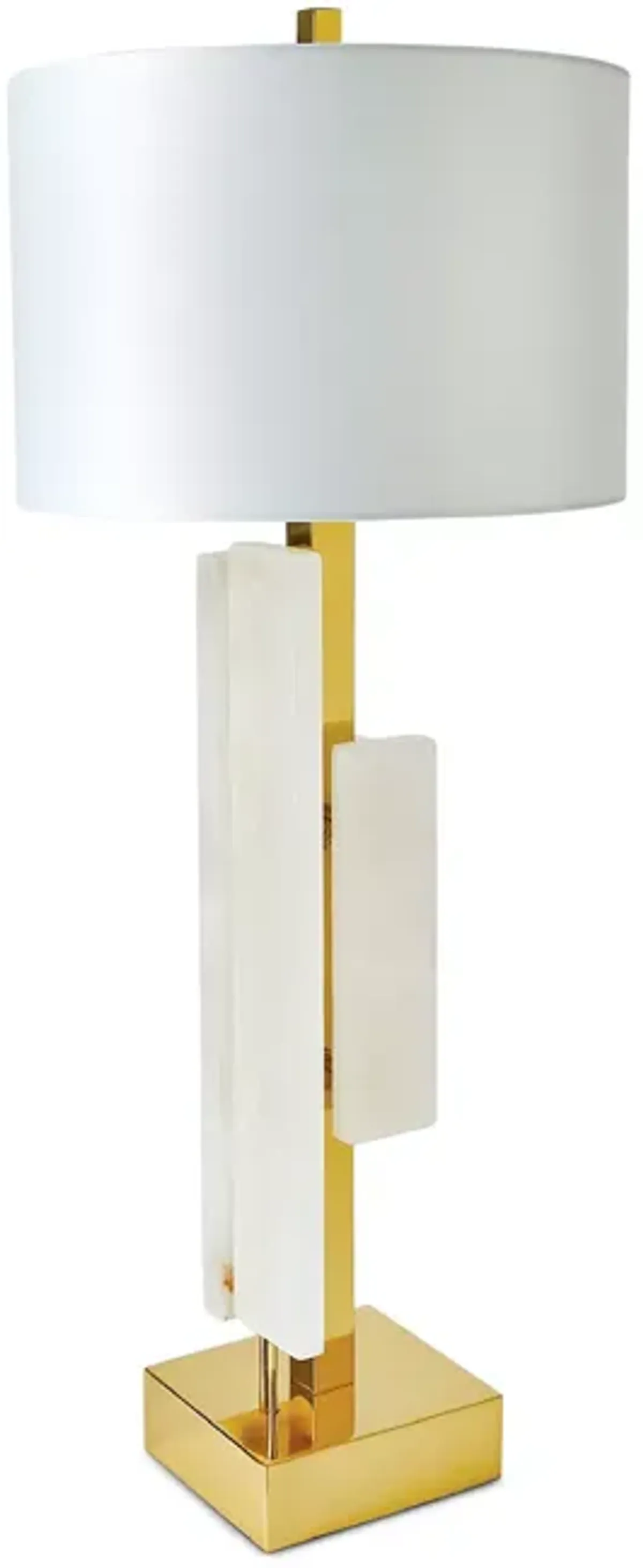 Global Views Posh Block Table Lamp