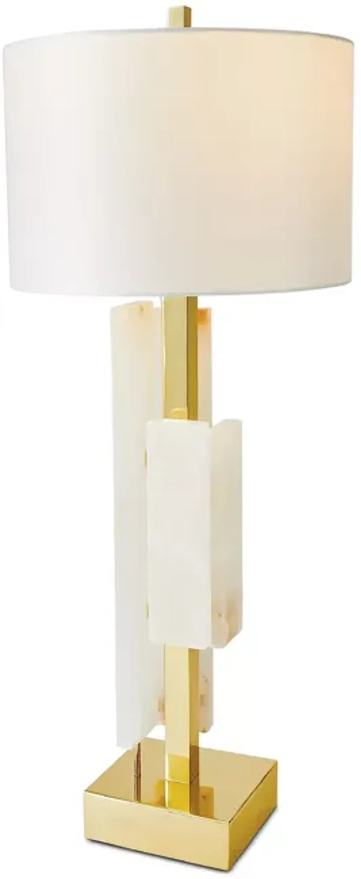 Global Views Posh Block Table Lamp