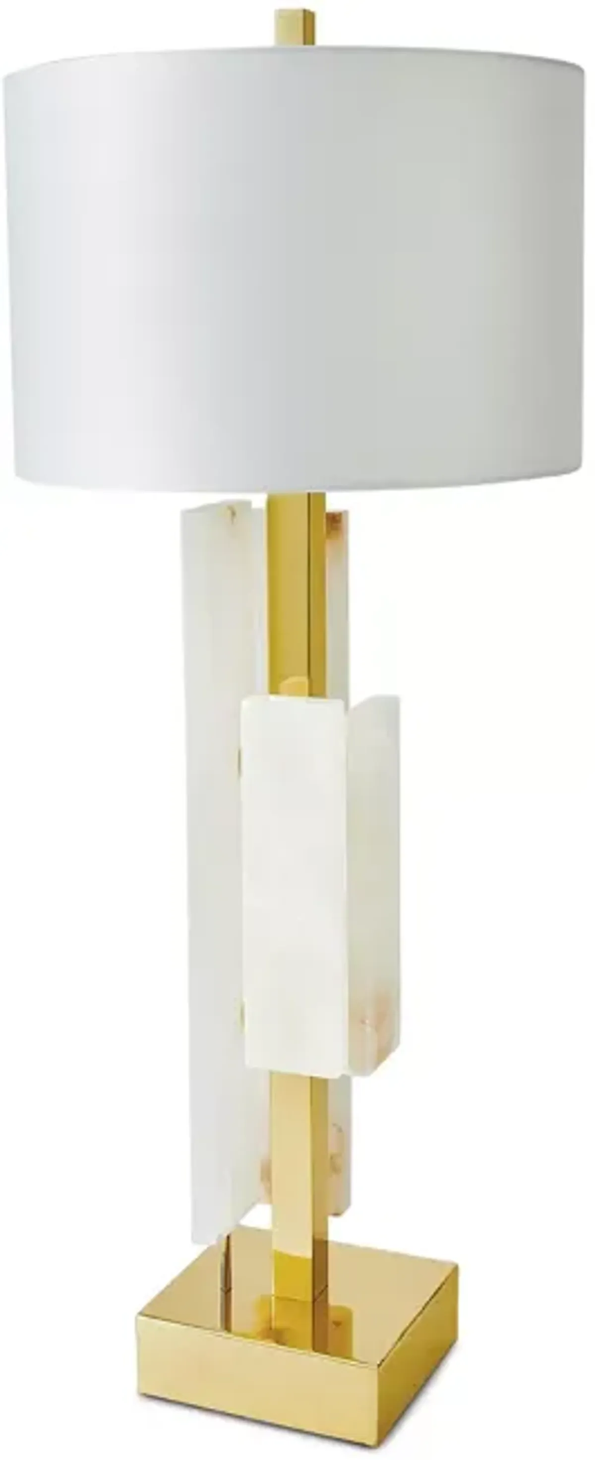 Global Views Posh Block Table Lamp