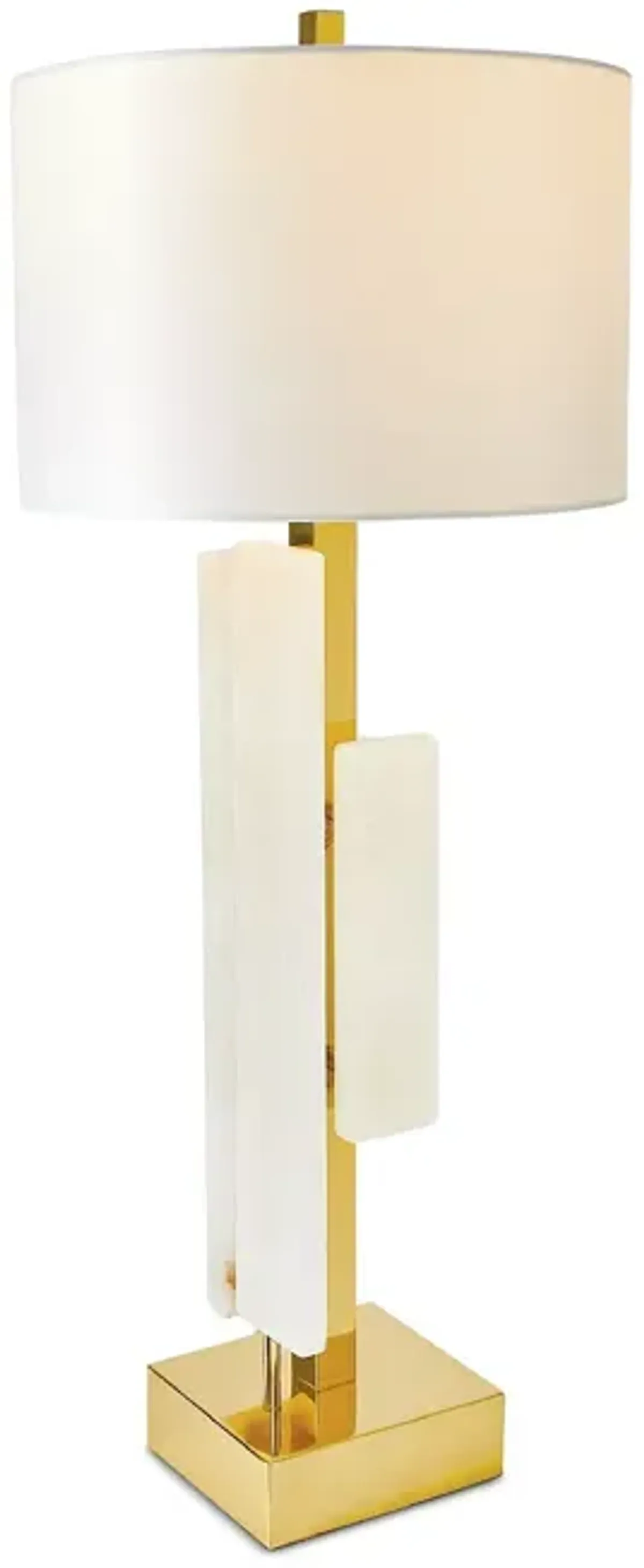 Global Views Posh Block Table Lamp