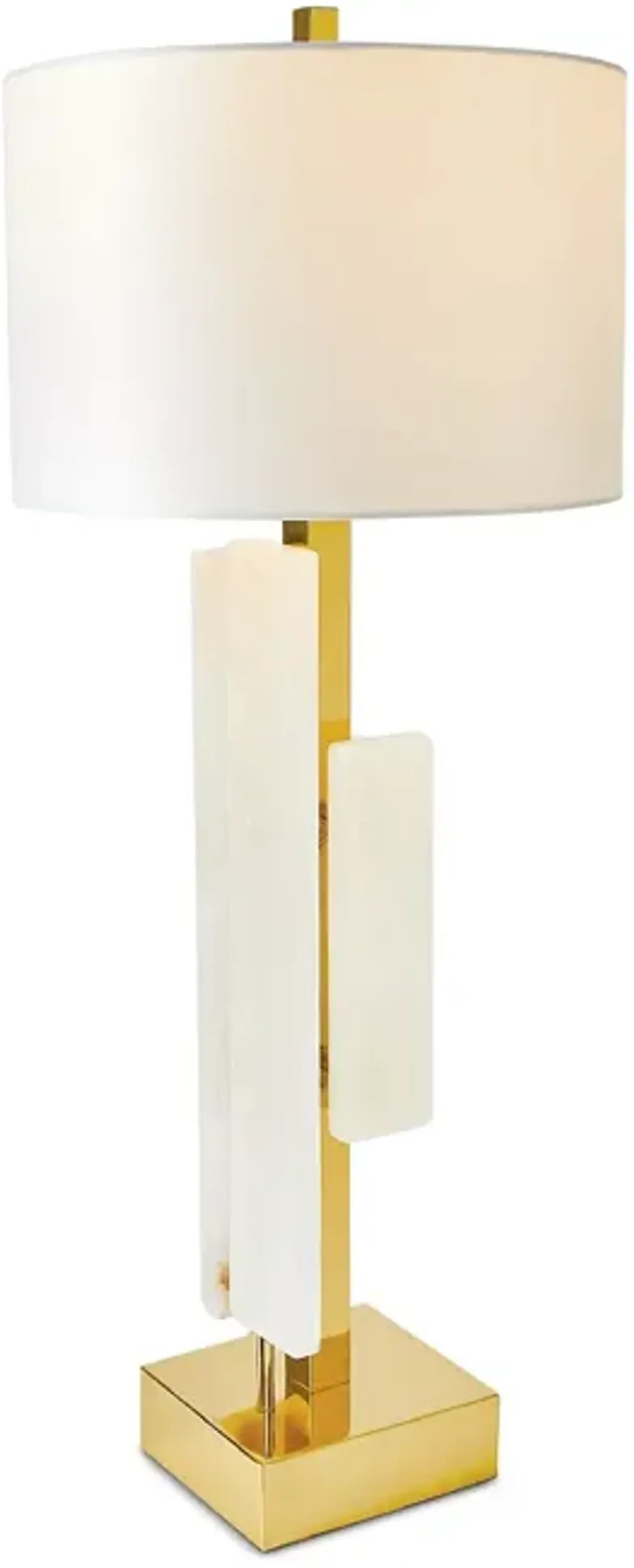 Global Views Posh Block Table Lamp