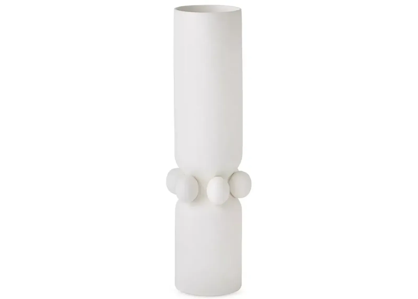 Global Views Hera Vase Matte White Large