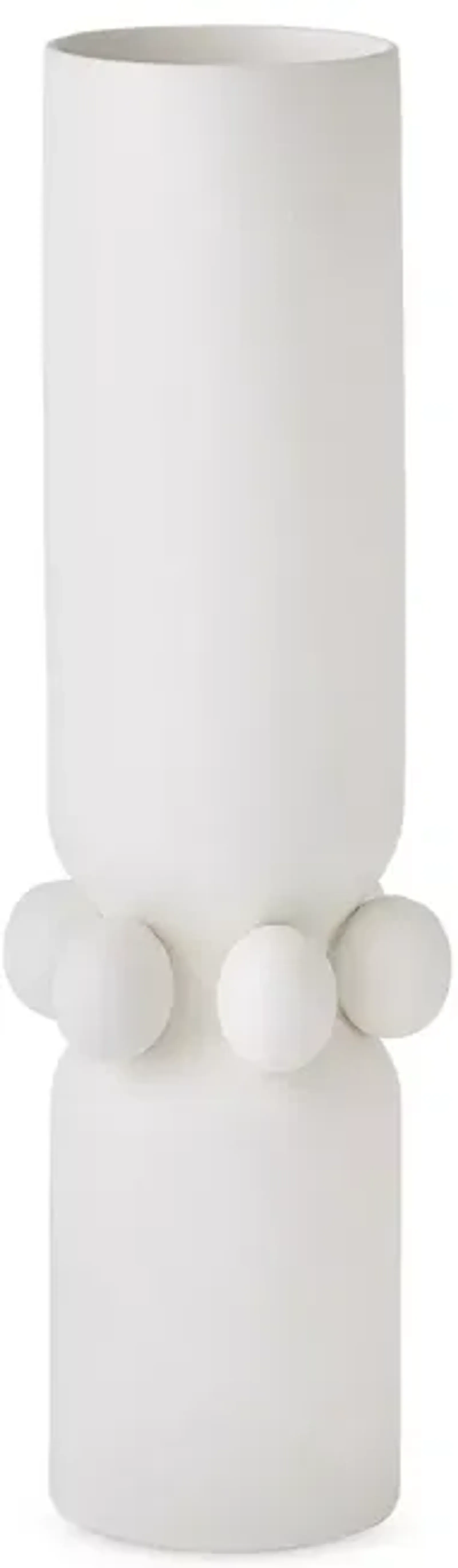 Global Views Hera Vase Matte White Large