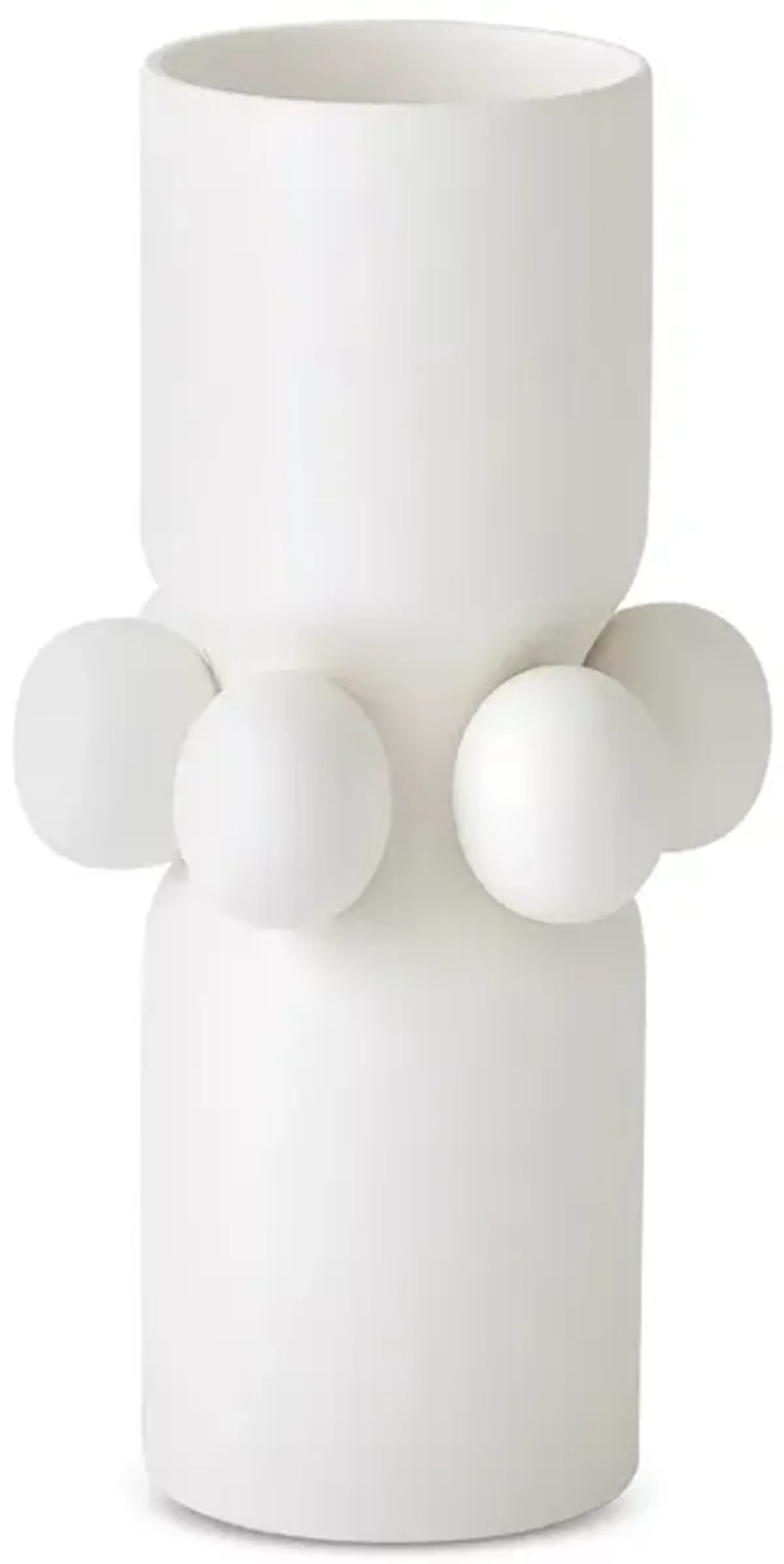 Global Views Hera Vase Matte White Small