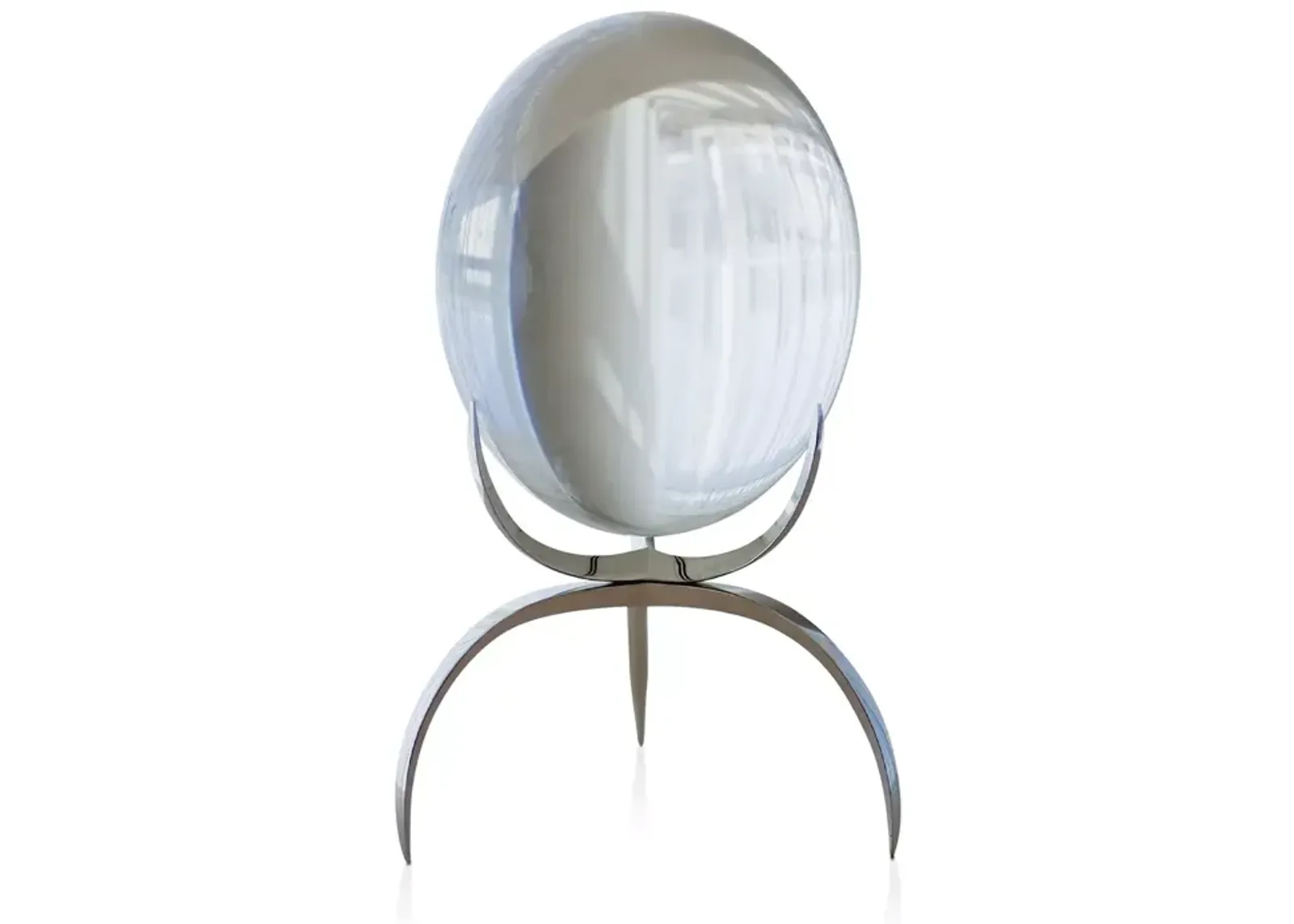 Global Views Clearlight Orb Sculpture