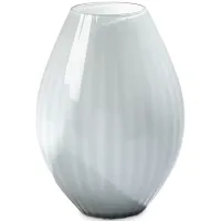 Global Views Small Cased Glass Stripe Vase