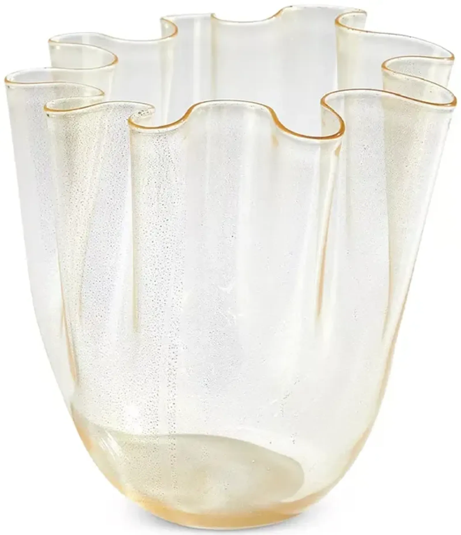 Global Views Handkerchief Vase Gold, Large