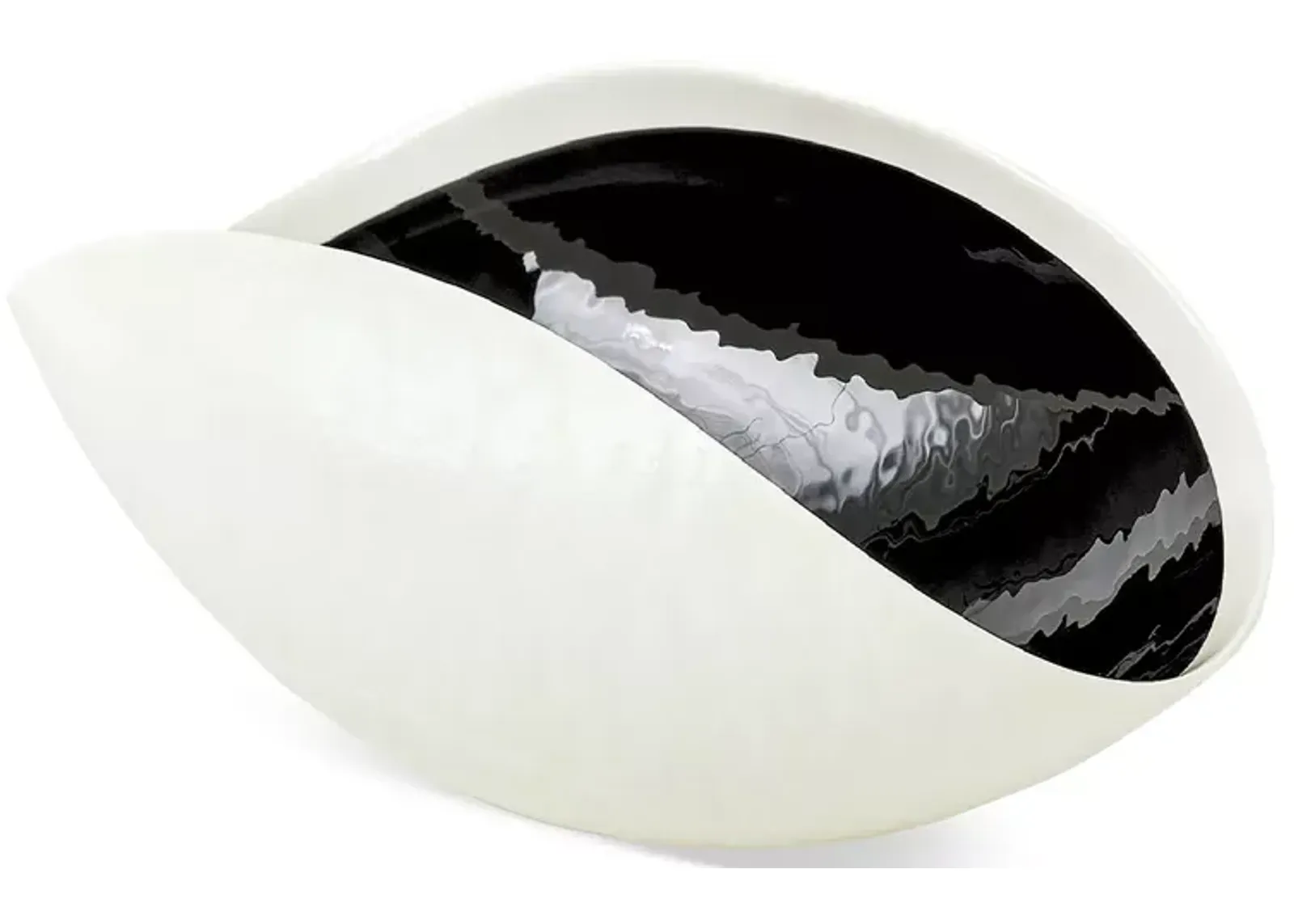 Global Views Ebony & Ivory Bowl, Large