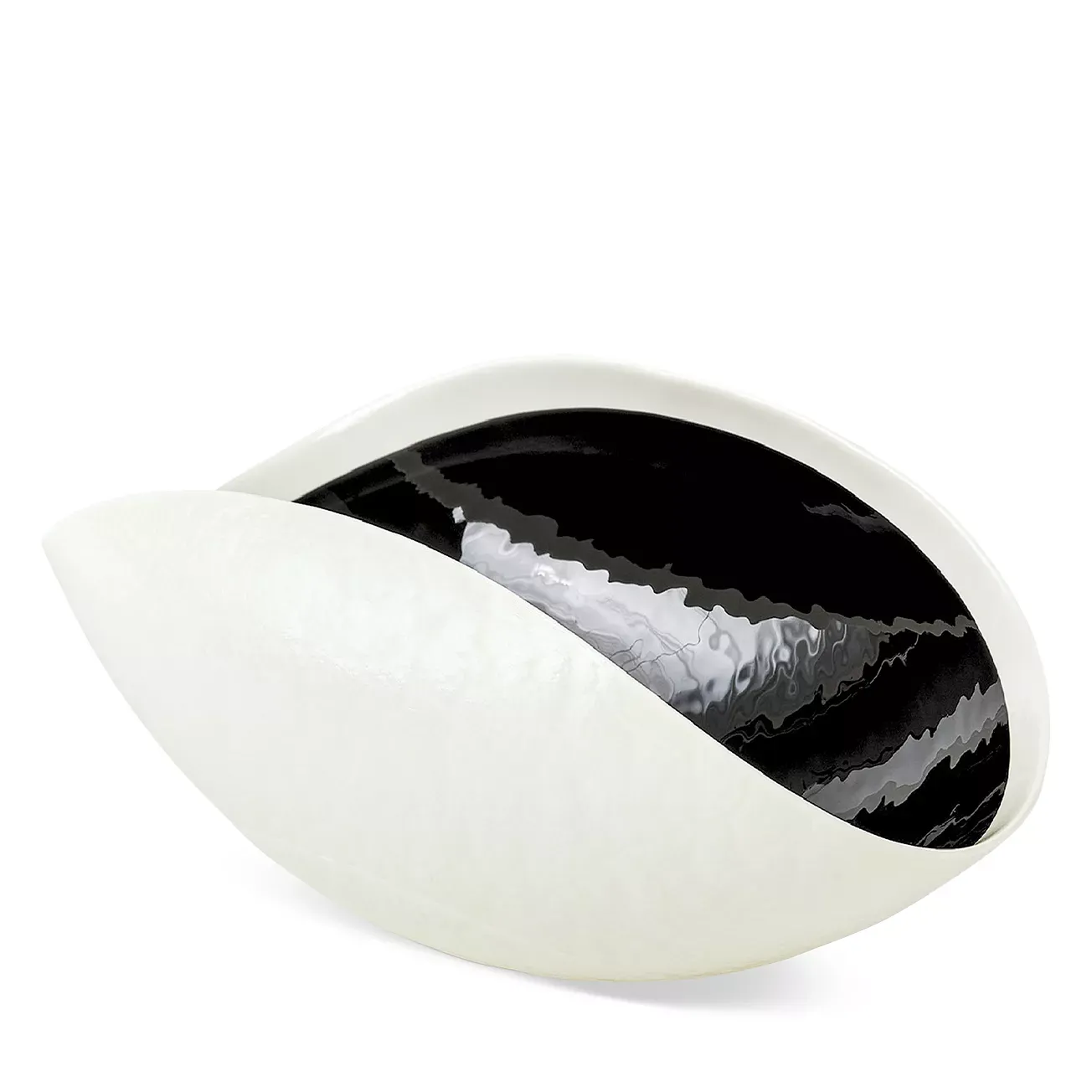 Global Views Ebony & Ivory Bowl, Large