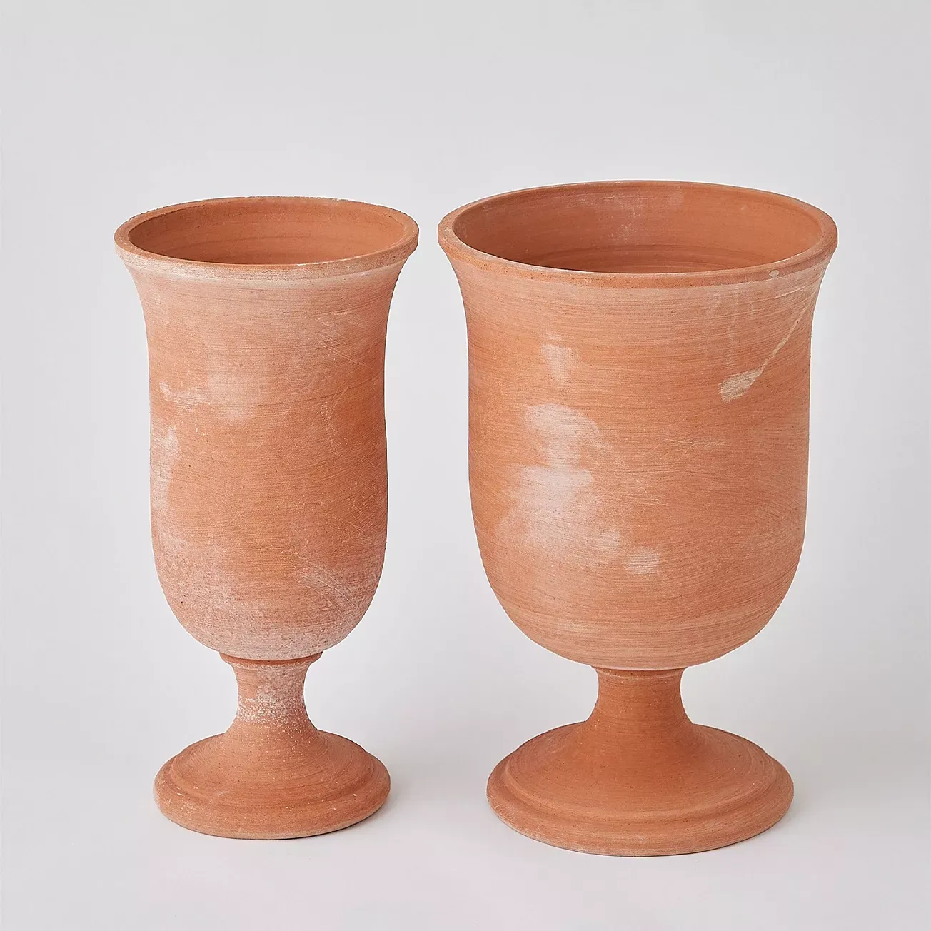 Global Views Villa Chalice Vase Terracotta, Large