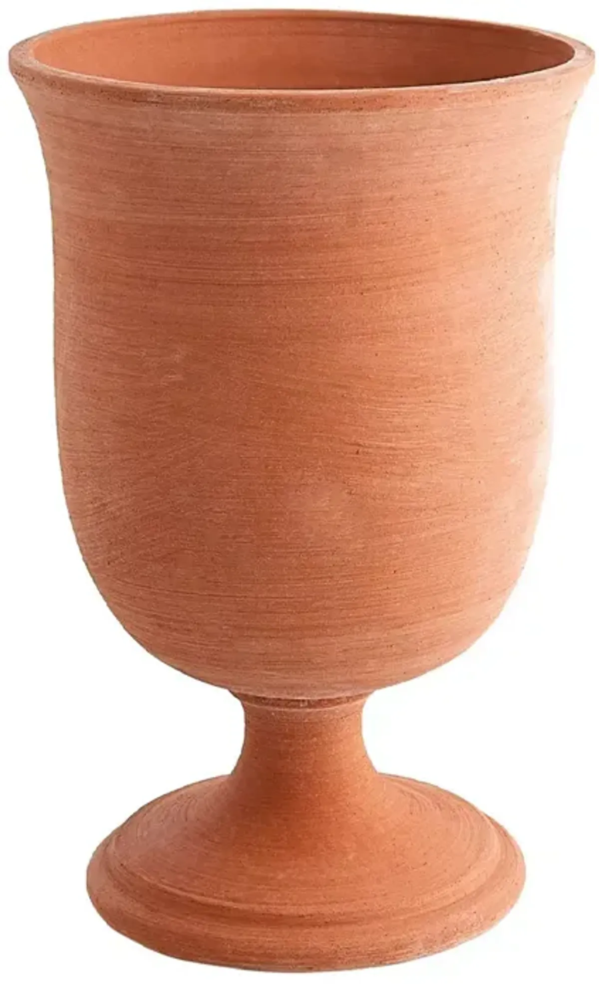 Global Views Villa Chalice Vase Terracotta, Large