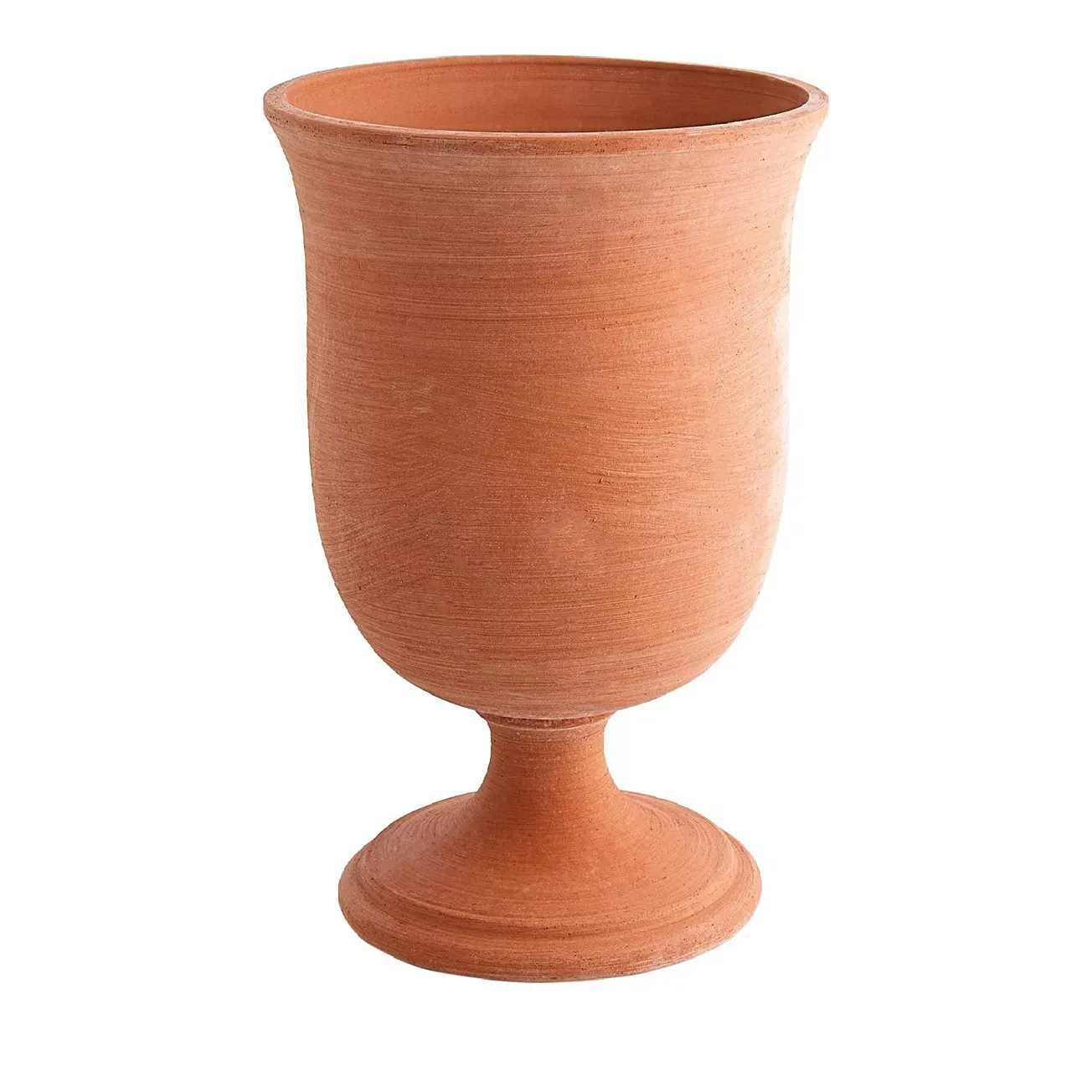 Global Views Villa Chalice Vase Terracotta, Large