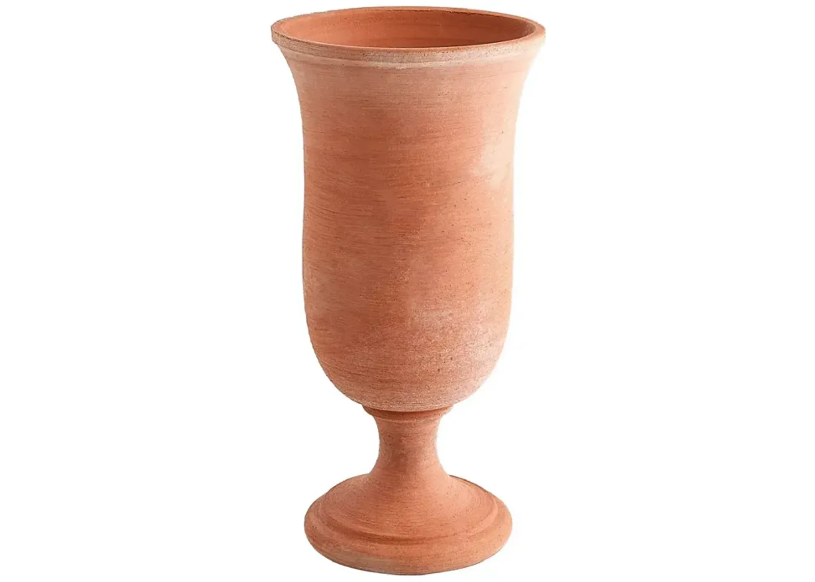 Global Views Villa Chalice Compote Terracotta, Large