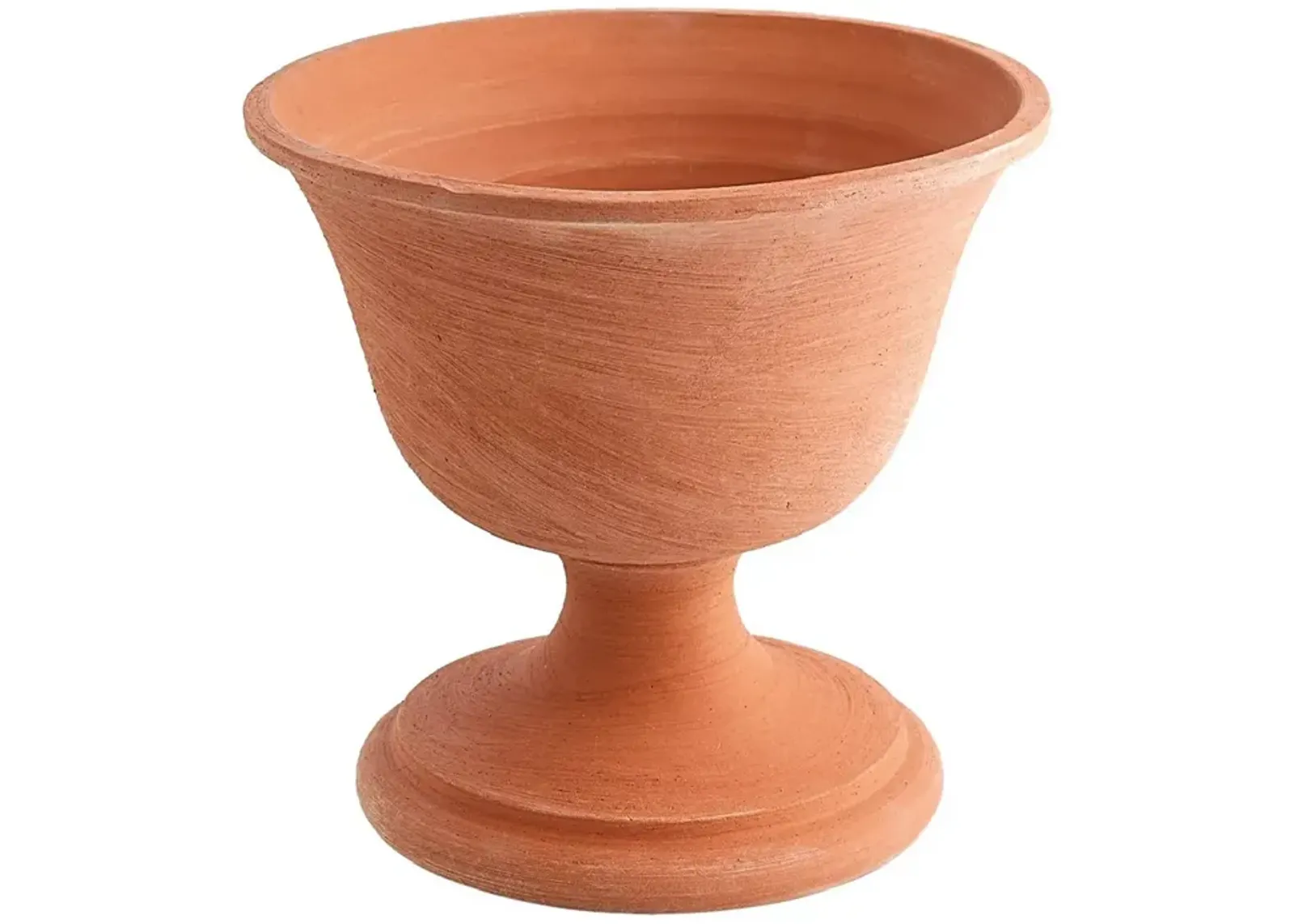 Global Views Villa Chalice Compote Terracotta, Large