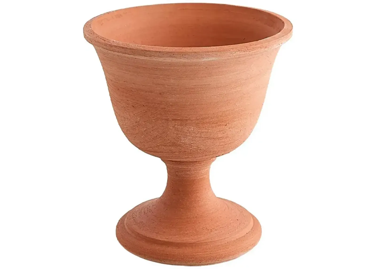 Global Views Villa Chalice Compote Terracotta, Small