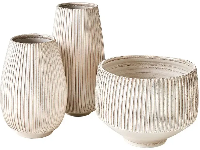 Global Views Vertical Ribbed Bowl