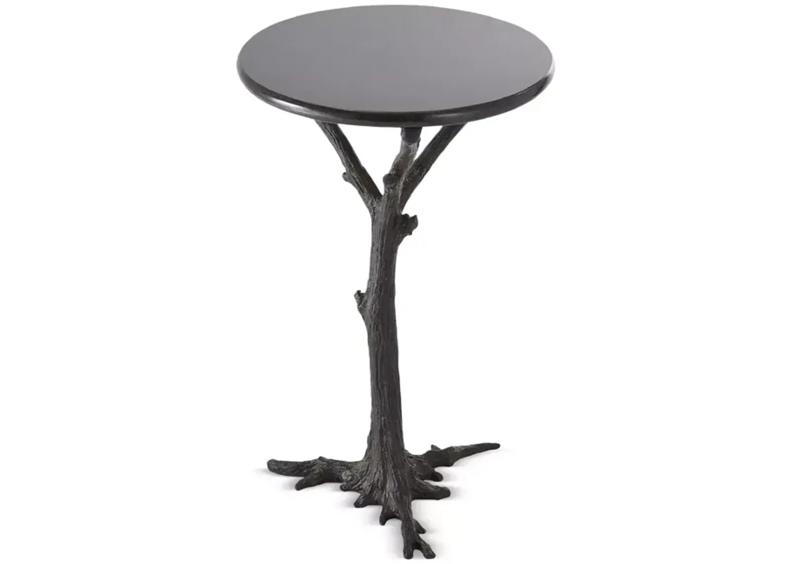 Global Views Faux Bois Side Table