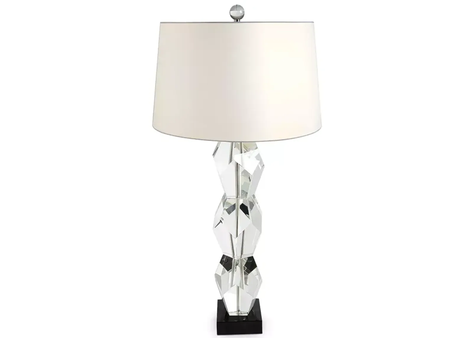 Global Views Triple Facet Block Lamp