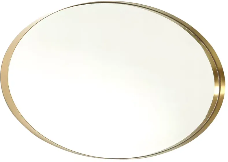 Global Views Small Elongated Oval Mirror