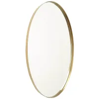 Global Views Small Elongated Oval Mirror