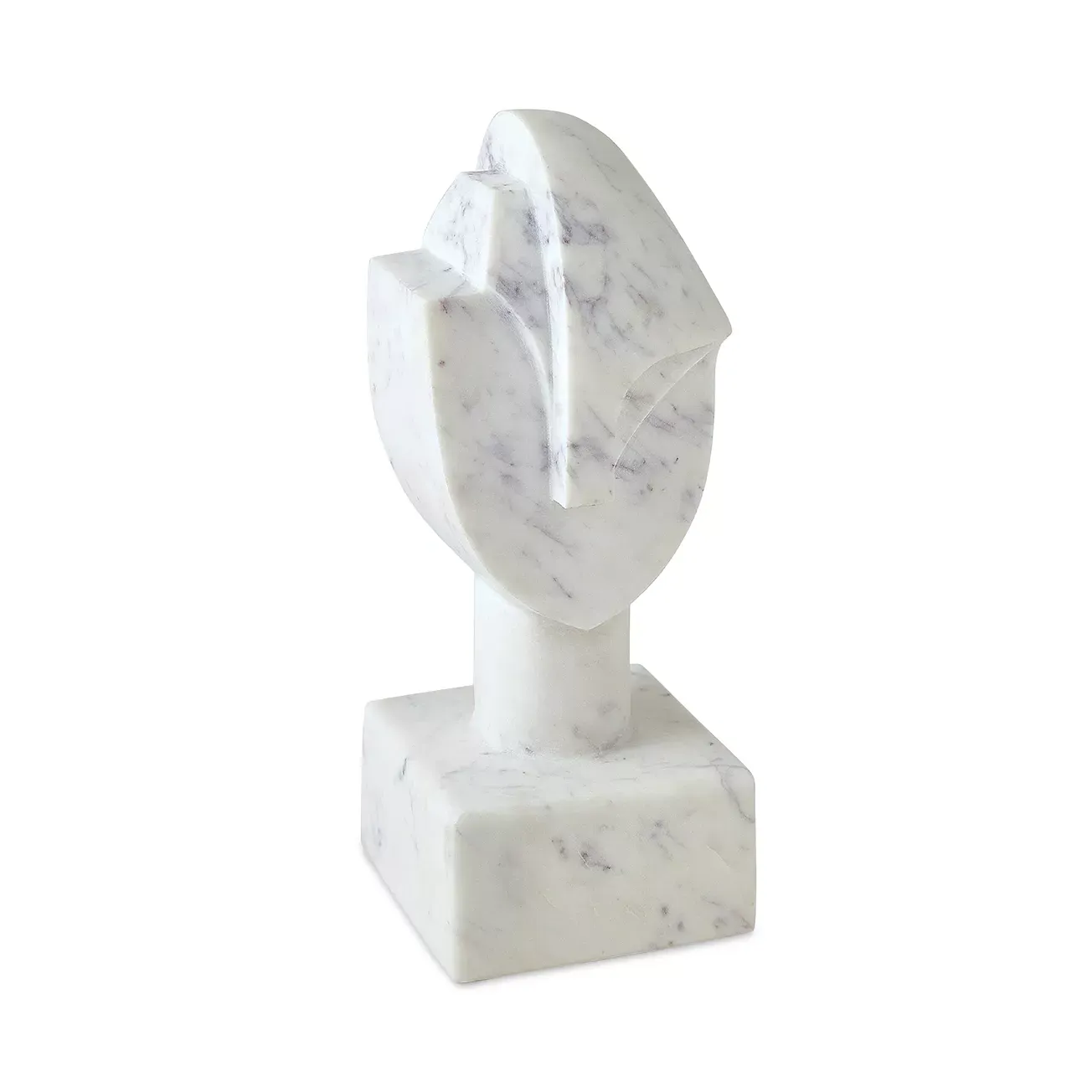 Global Views Mod Marble Portrait Bust