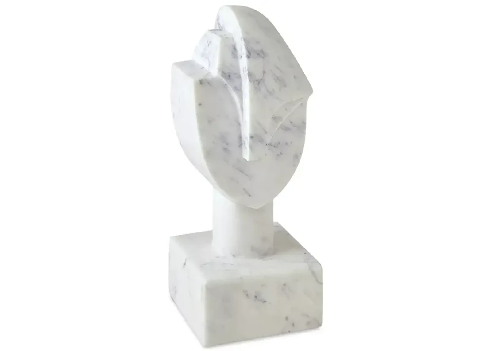 Global Views Mod Marble Portrait Bust