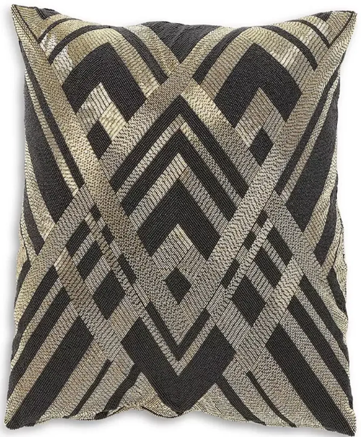 Global Views Woven Lines Decorative Pillow, 20" x 20"