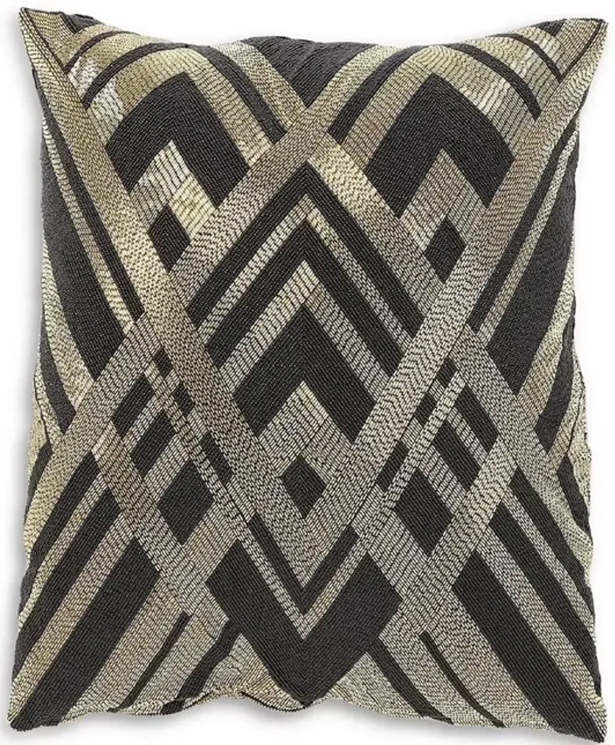 Global Views Woven Lines Decorative Pillow, 20" x 20"