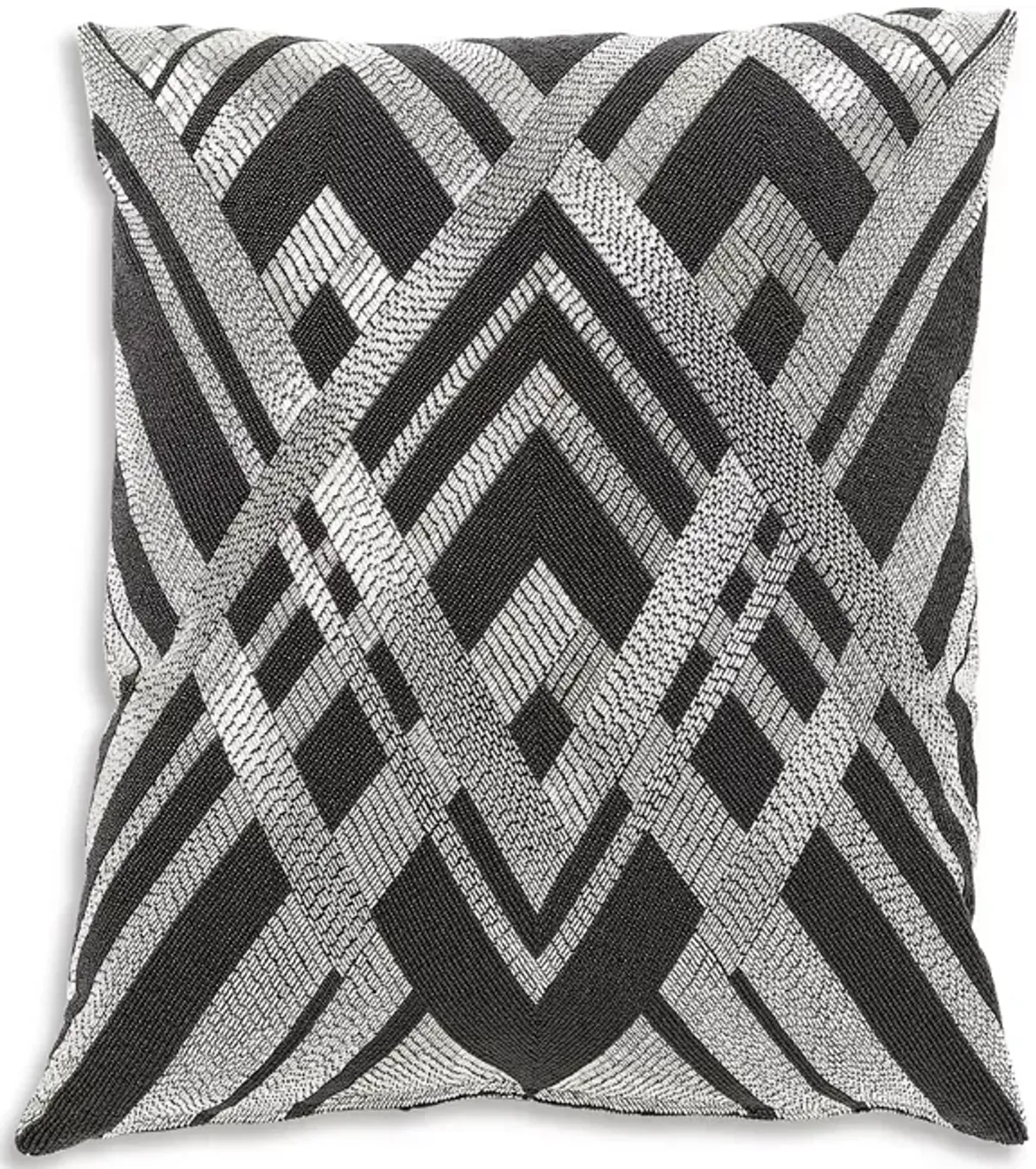 Global Views Woven Line Decorative Pillow, 20" x 20"