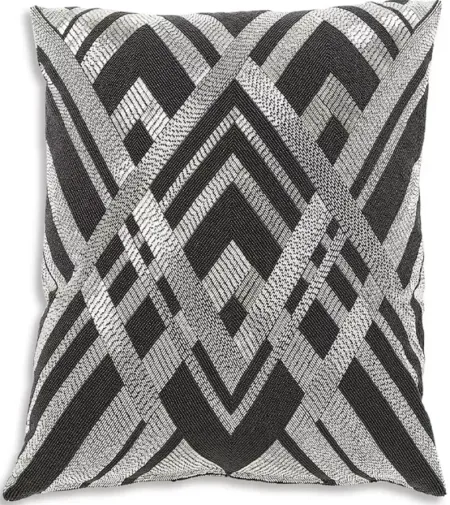 Global Views Woven Line Decorative Pillow, 20" x 20"