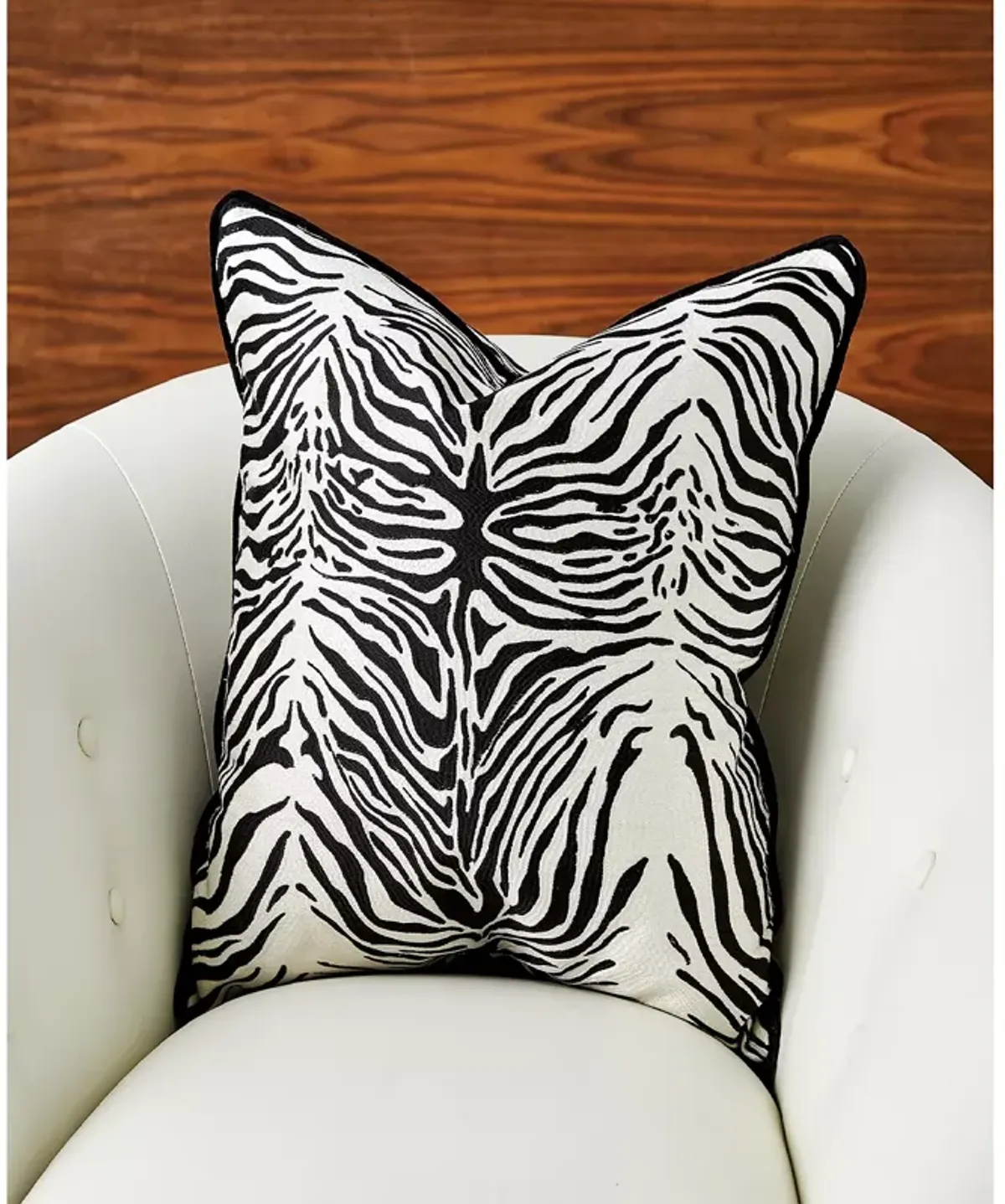 Global Views Zebra Decorative Pillow, 20" x 20"