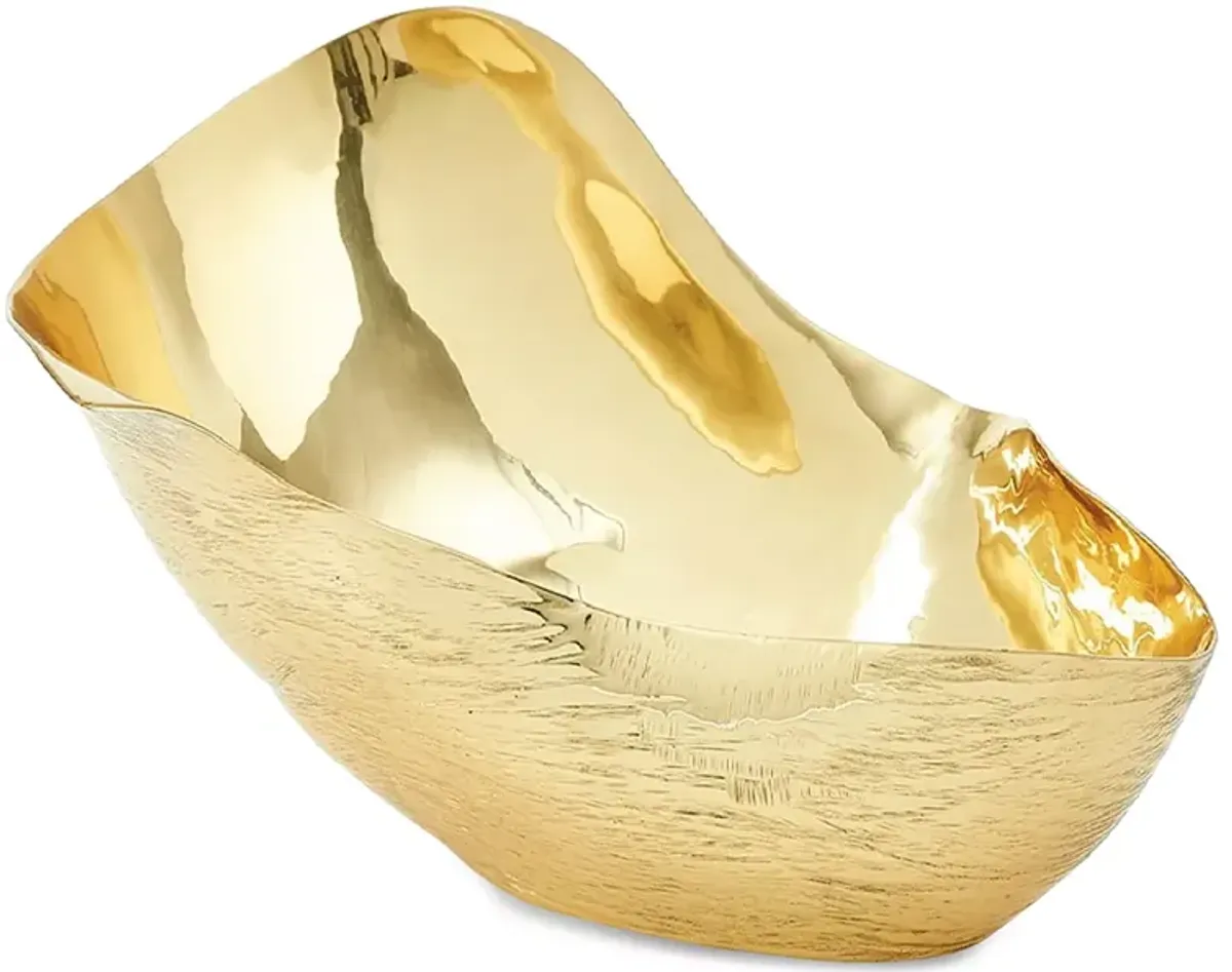 Global Views Brass Free Form Bowl, Small