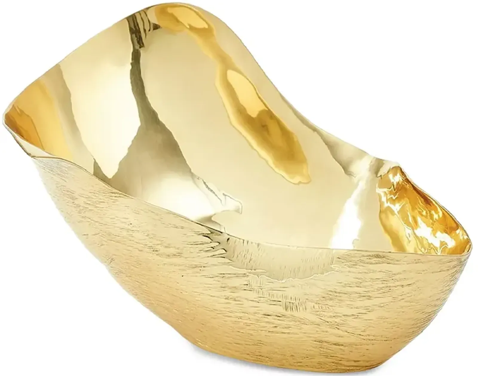 Global Views Brass Free Form Bowl, Small