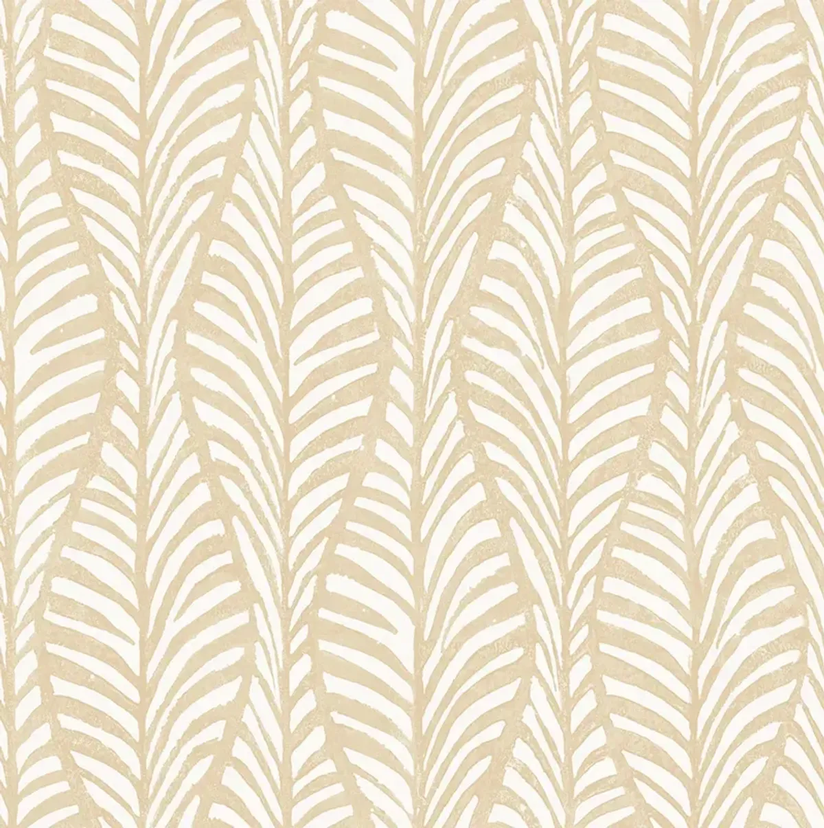 Tempaper Block Print Leaves Peel and Stick Wallpaper